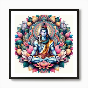 Lord Shiva 40 Art Print