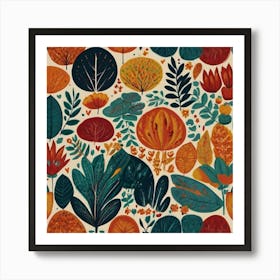 Autumn Leaves 1 Art Print