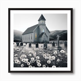 Church In The Field Art Print