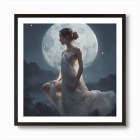 Full Moon Art Print