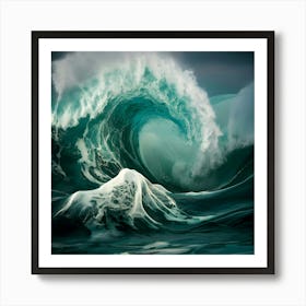 Ocean Wave Art Print