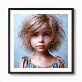 Portrait Of A Little Girl Poster