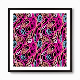 Abstract Swirls Art Print