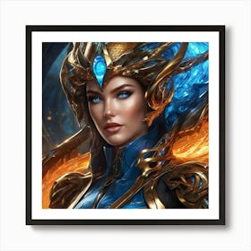 Elven Warrior xc Art Print