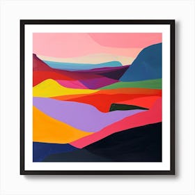 Abstract Travel Collection Sierra Leone 1 Art Print