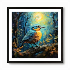 Bird In The Forest 1 Art Print