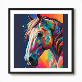 Horse Painting Art Print