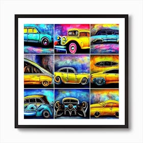 Old Cars Art Print