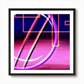 Neon Art Art Print