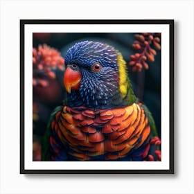 Colorful Lorikeet Art Print