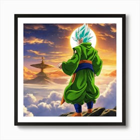 Dragon Ball Z Wallpaper 19 Art Print