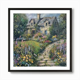 Flower Symphony Botanical Garden 11 Art Print