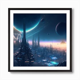Space City Art Print