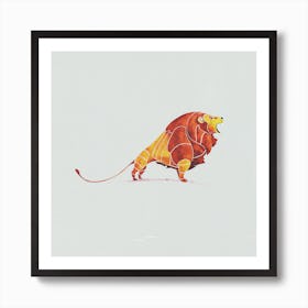 Lion Art Print I