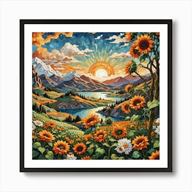 Sunflowers 13 Art Print