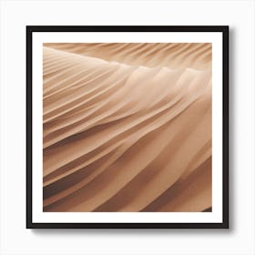 Sand Dunes In The Desert 3 Art Print