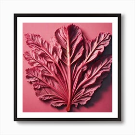 Beet Leaf Art Print