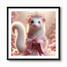 Chinese Ferret 1 Art Print