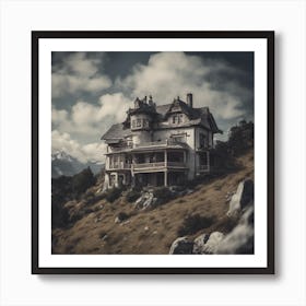 Haunted House Art Print