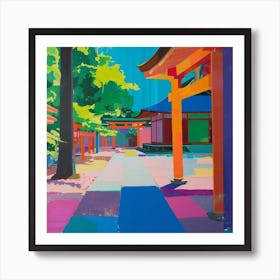 Colourful Gardens The Meiji Shrine Inner Garden Japan 1 Art Print