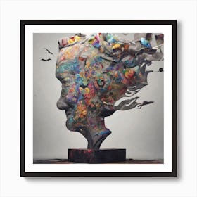 Head Of A Woman Art Print