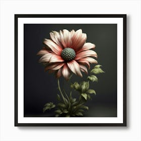 Pink Daisy Art Print