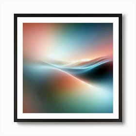 Abstract Light Painting Art Print