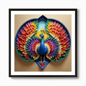 Peacock 40 Art Print