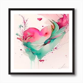 Heart Of Love Art Print