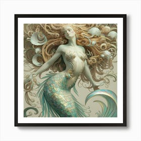 Mermaid 9 Art Print