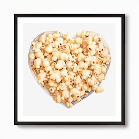 Heart Shaped Popcorn 3 Art Print