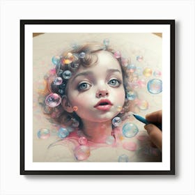 Soap Bubbles Art Print