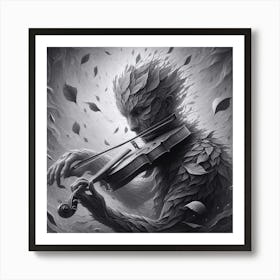 Man Playing Violin 1 Art Print