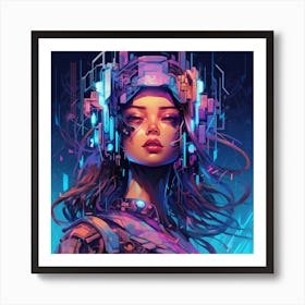 Cyberpunk Art Art Print