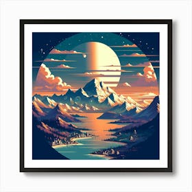 A Fantastical Land 2 Art Print