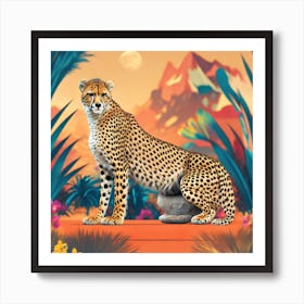 Cheetah 1 Art Print