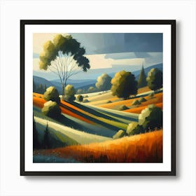 Landscape Painting 138 Art Print