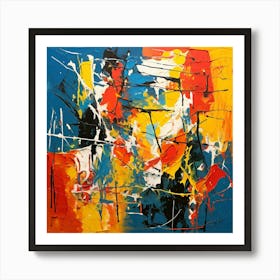 Abstract Expresdsionism Art Print