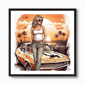 Chevrolet Muscle Car Art Print