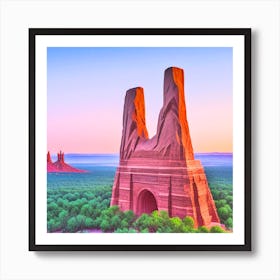 Monument Valley Art Print