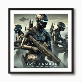 Tempest Rangers Stealth Units Art Print