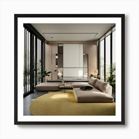 Modern Living Room 167 Art Print
