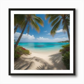 Santorini Island Art Print