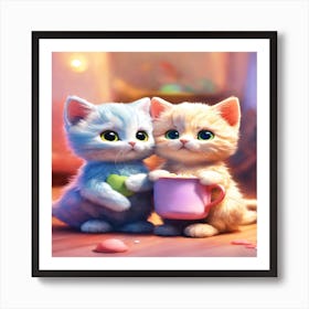 Cute Kittens Art Print