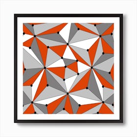 Abstract Geometric Pattern 1 Art Print