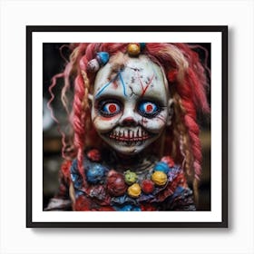 Creepy Doll Art Print