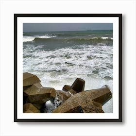 Seascape Stock Videos & Royalty-Free Footage Art Print