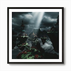 City In The Sky Art Print