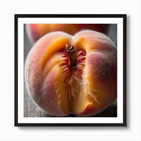 Peach Art Print