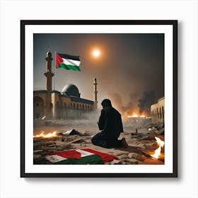 Palestine Ai Art Art Print